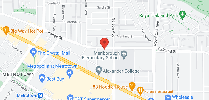 map of 1008 6070 MCMURRAY AVENUE